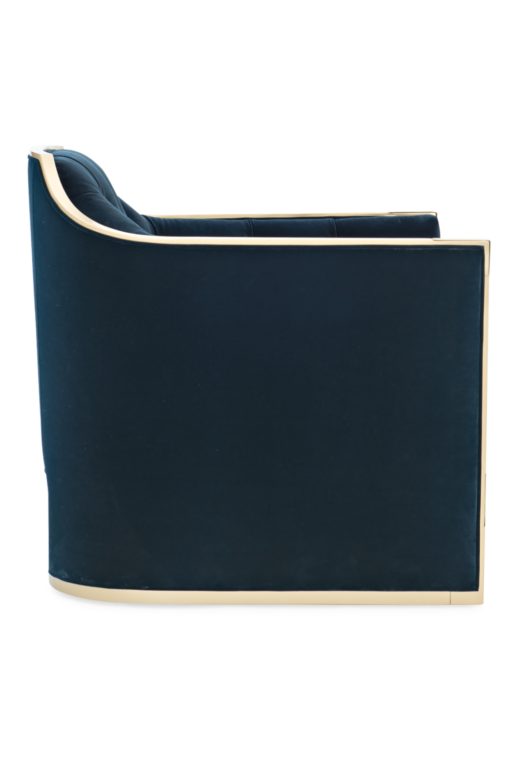   Blue Velvet Lounge Chair | Oroa.com