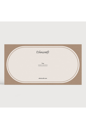   Oblong Hand-Painted Glass Tray | Oroa.com