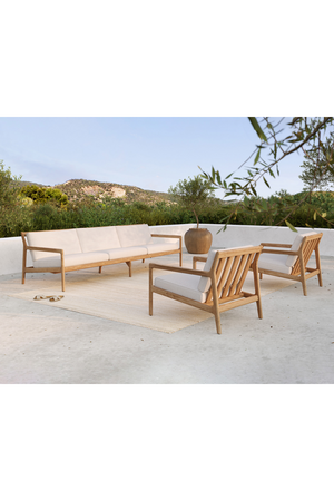   Teak 3+ Seater Outdoor Sofa | Oroa.com