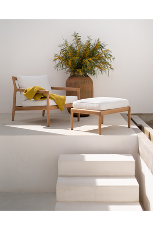   Teak Framed Outdoor Lounge Chair | Oroa.com