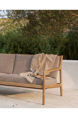   Teak Framed Outdoor Lounge Chair | Oroa.com