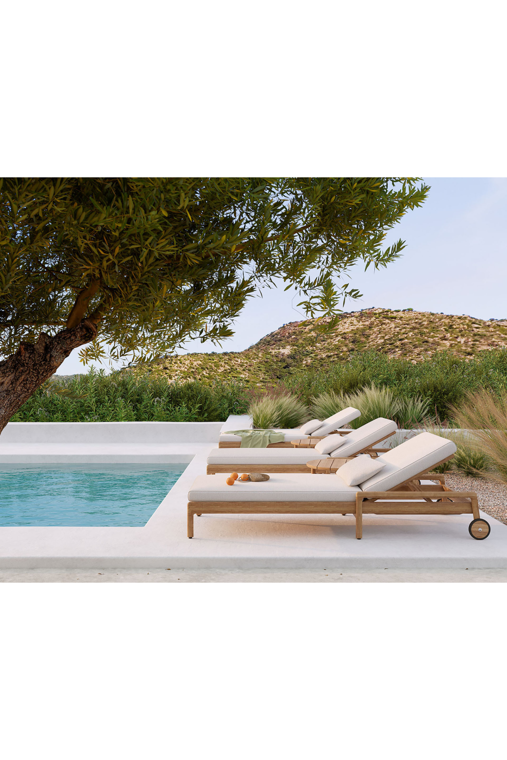   Adjustable Outdoor Lounger Cushion | Oroa.com