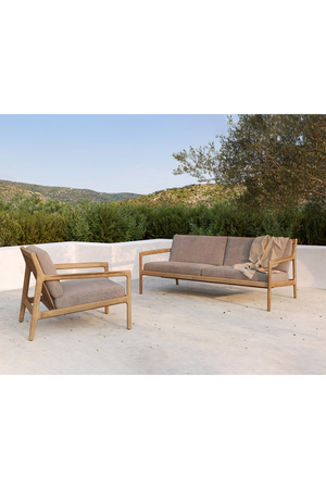   Teak Framed Outdoor Sofa | Oroa.com