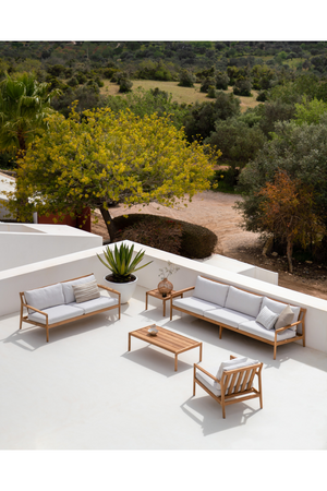   Teak Framed Outdoor Sofa | Oroa.com