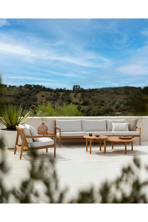   Teak 3+ Seater Outdoor Sofa | Oroa.com