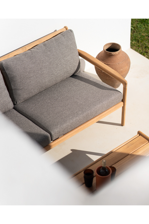   Teak Framed Outdoor Sofa | Oroa.com