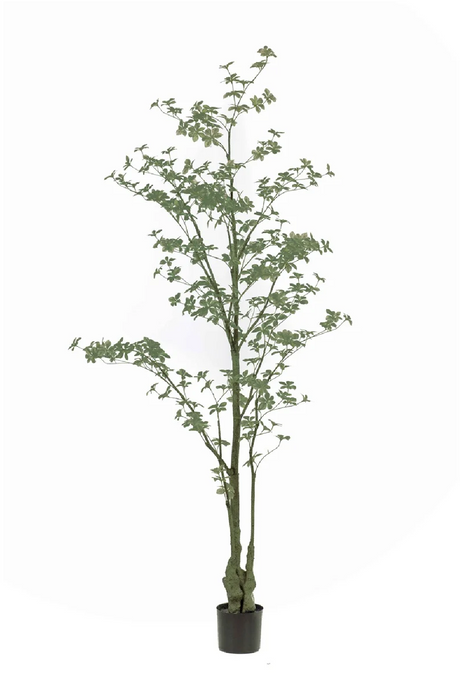   Green Flowering Faux Plant Set (2) | Oroa.com