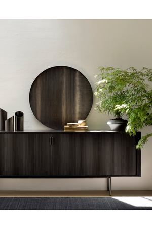   Varnished Teak Industrial Sideboard | Oroa.com