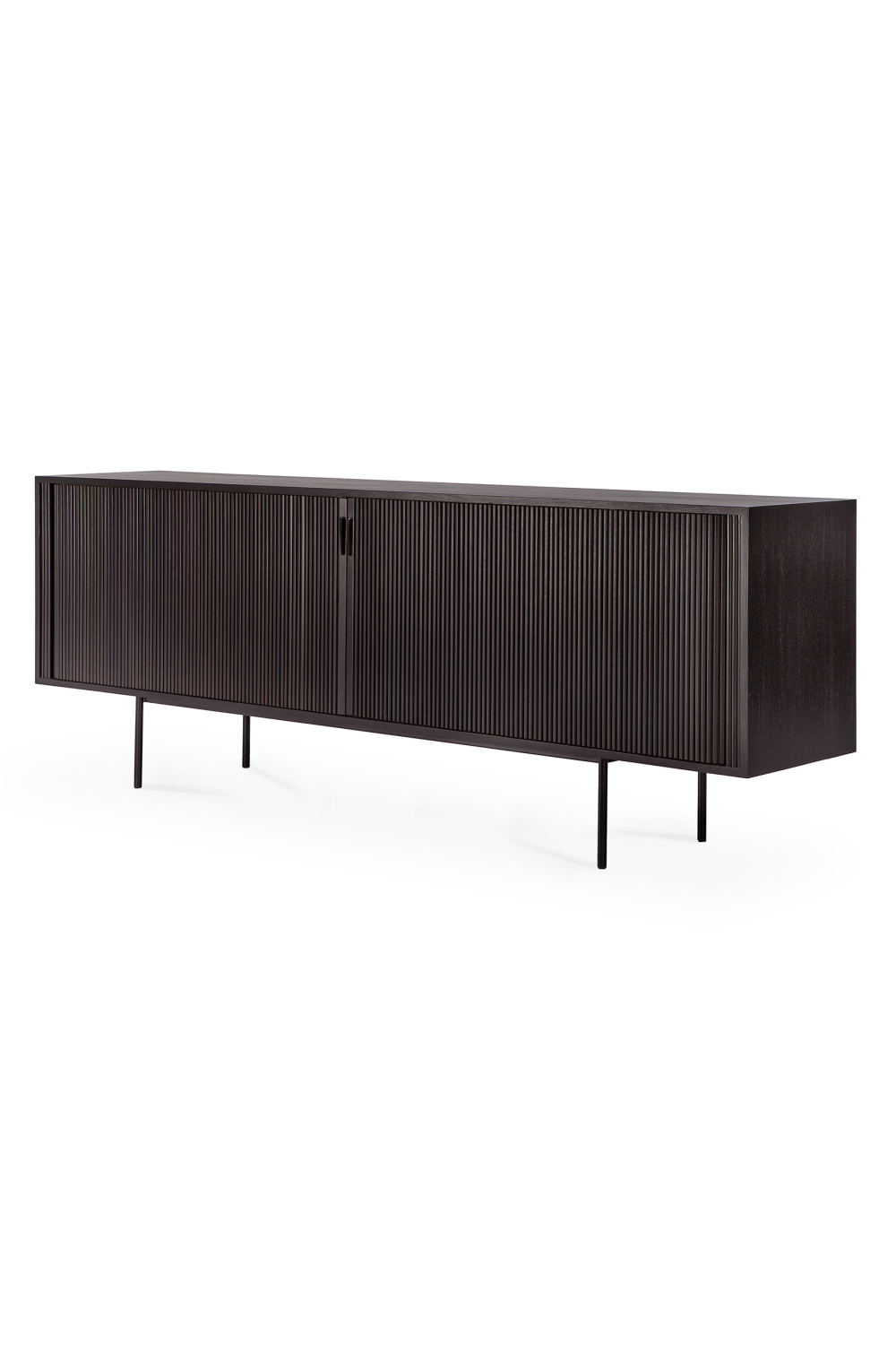   Varnished Teak Industrial Sideboard | Oroa.com
