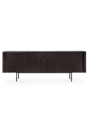   Varnished Teak Industrial Sideboard | Oroa.com