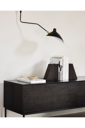   Varnished Teak Industrial Sideboard | Oroa.com