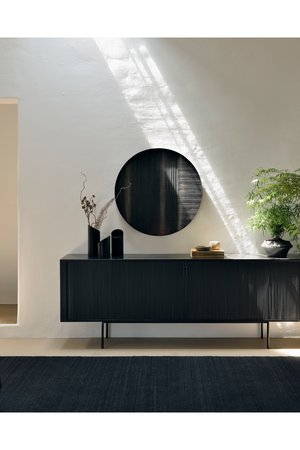   Varnished Teak Industrial Sideboard | Oroa.com