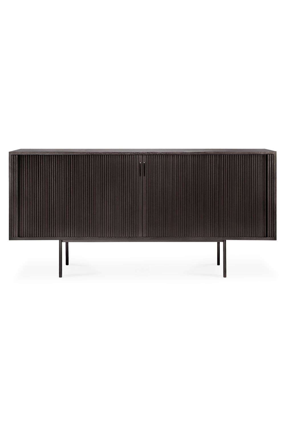   Varnished Teak Industrial Sideboard | Oroa.com