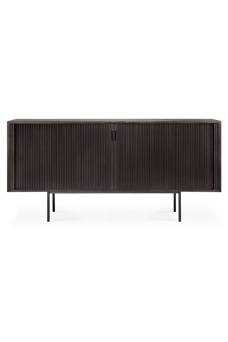   Varnished Teak Industrial Sideboard | Oroa.com