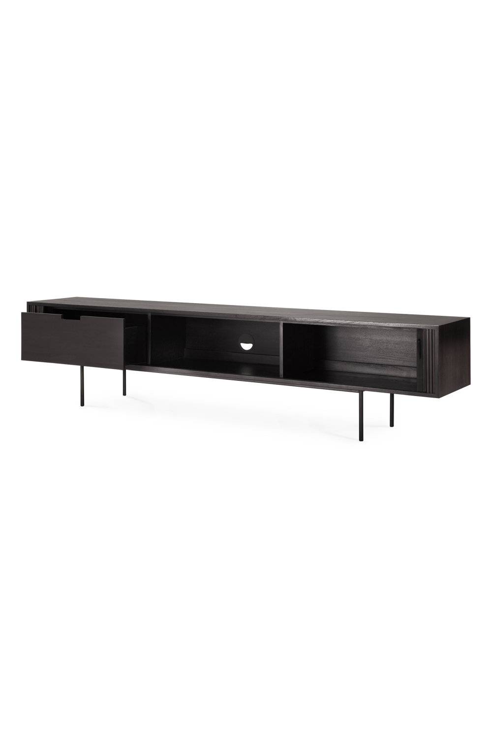   Black Teak TV Cupboard | Oroa.com