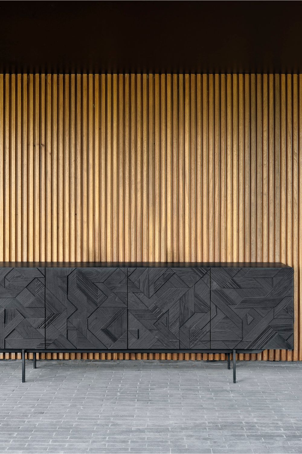   Black Teak Sideboard | Oroa.com