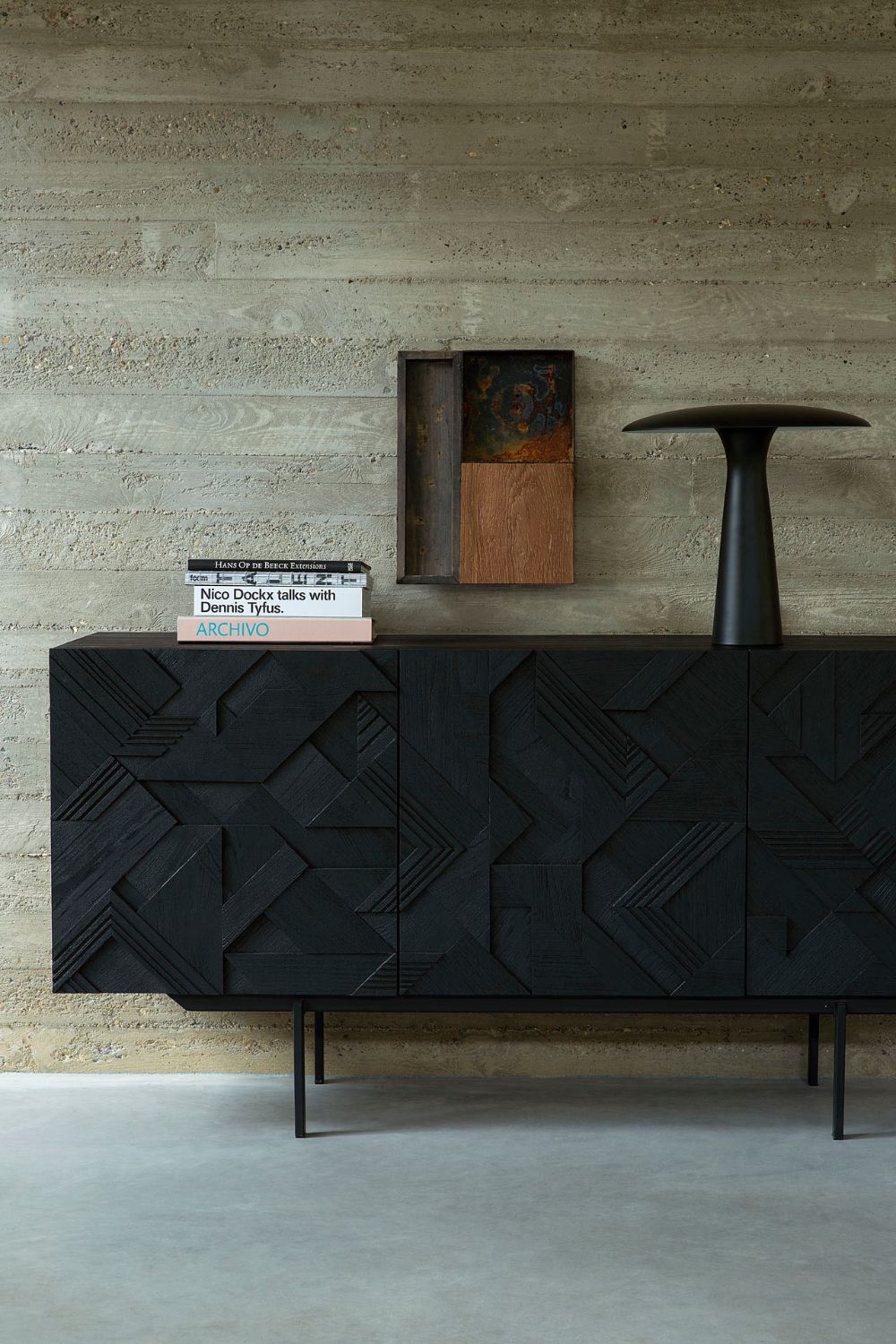   Black Teak Sideboard | Oroa.com