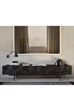   Black Teak Media Unit | Oroa.com