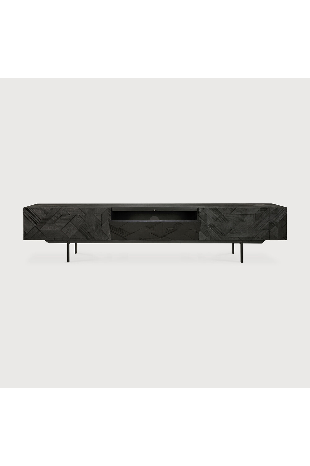   Black Teak Media Unit | Oroa.com