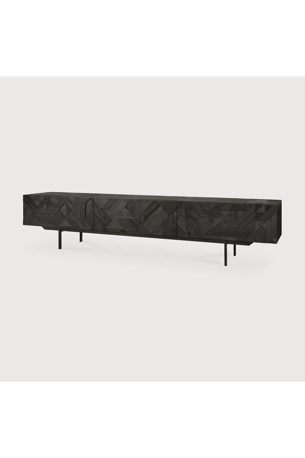   Black Teak Media Unit | Oroa.com