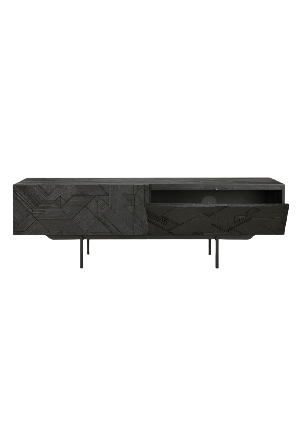   Black Teak Media Unit | Oroa.com