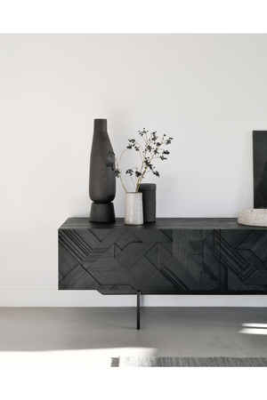   Black Teak Media Unit | Oroa.com