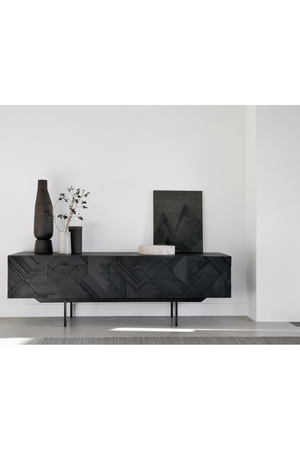   Black Teak Media Unit | Oroa.com