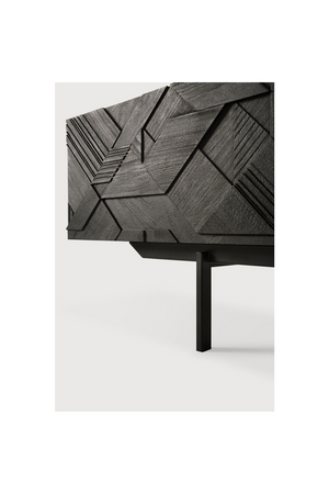   Black Teak Media Unit | Oroa.com
