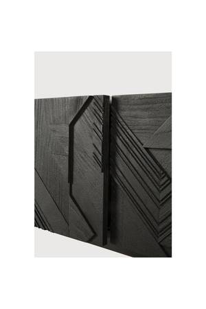  Black Teak Media Unit | Oroa.com