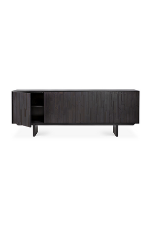   Black Teak Industrial Sideboard | Oroa.com
