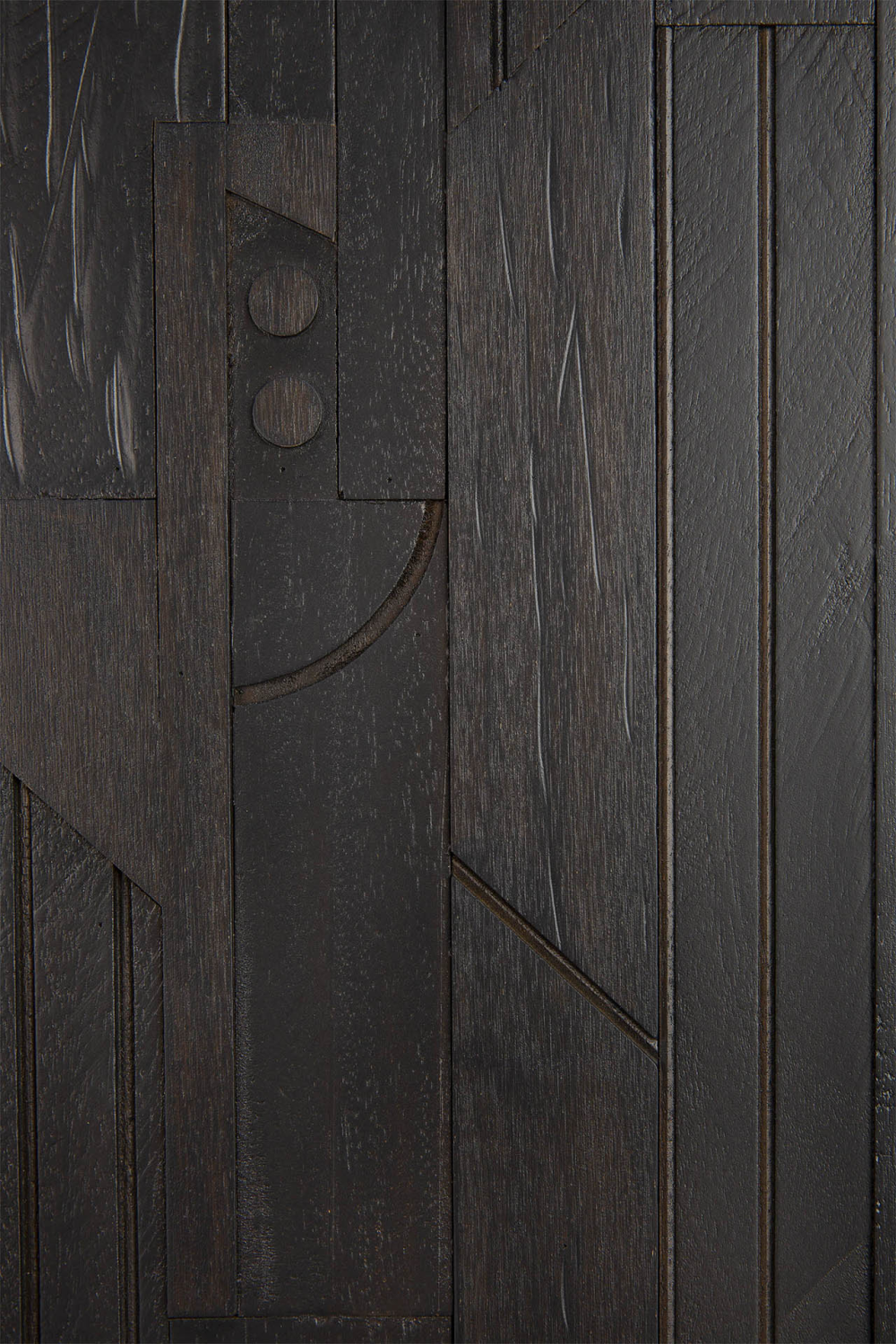   Black Teak Industrial Sideboard | Oroa.com