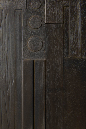   Black Teak Industrial Sideboard | Oroa.com