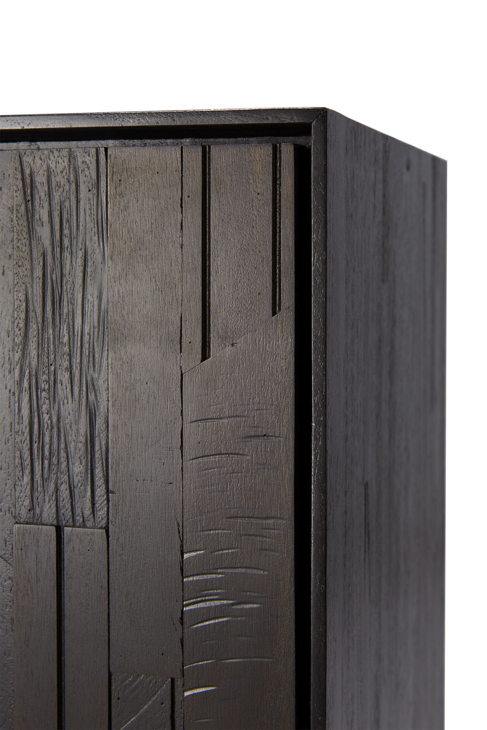   Black Teak Industrial Sideboard | Oroa.com