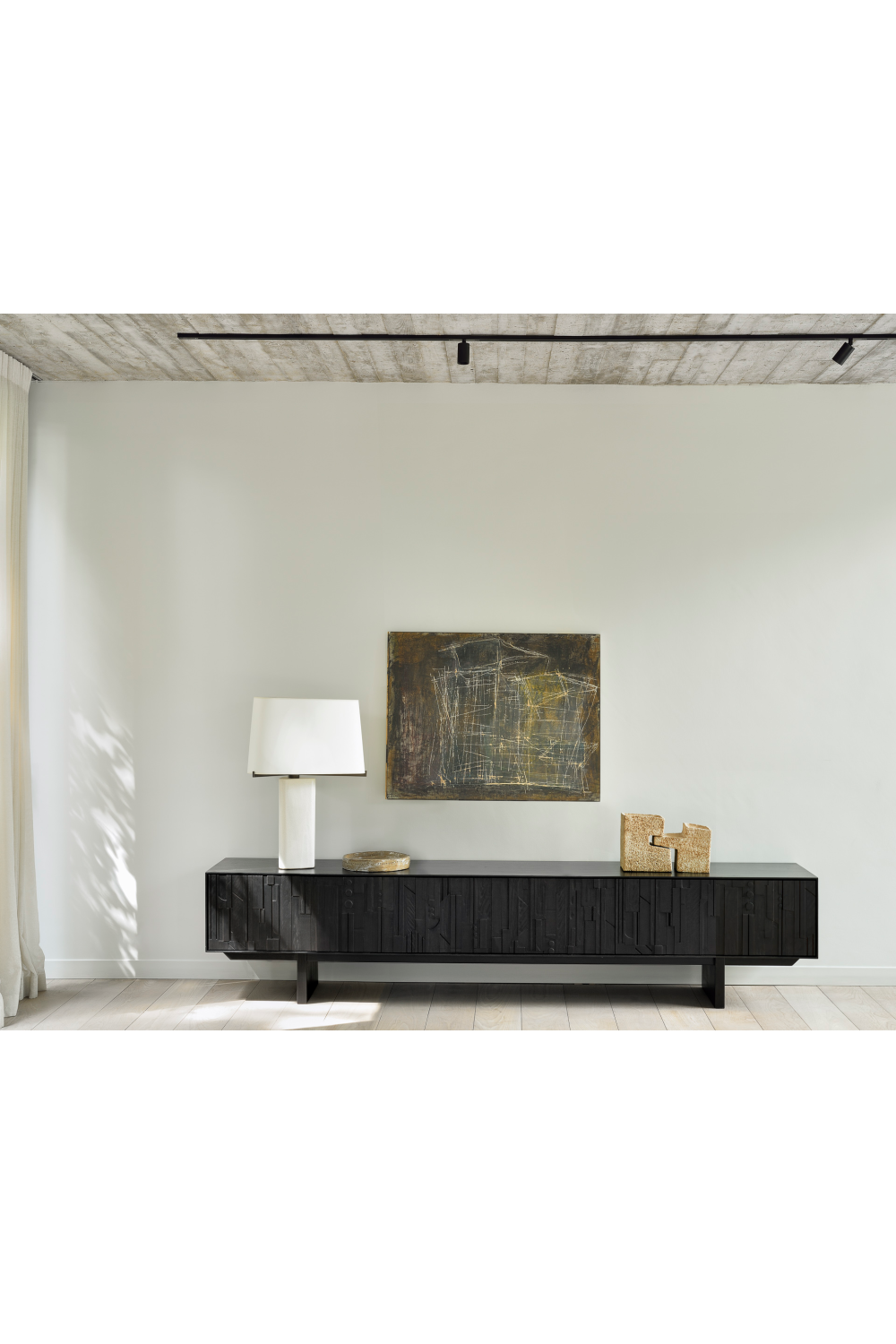   Black Mahogany TV Cabinet | Oroa.com
