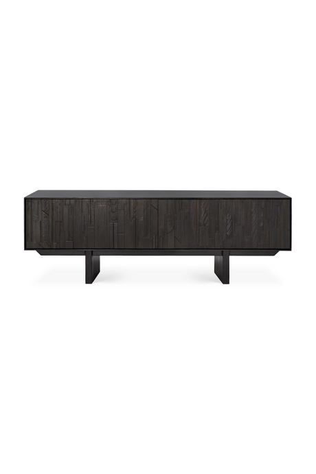   Black Mahogany TV Cabinet | Oroa.com