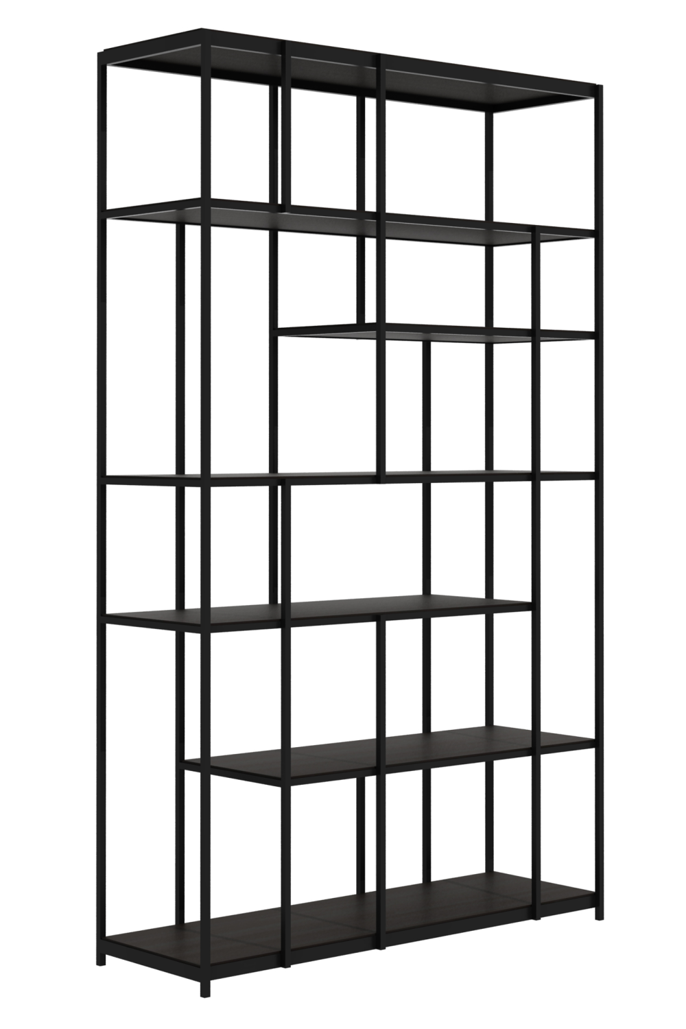   Multilevel Teak Bookcase | Oroa.com