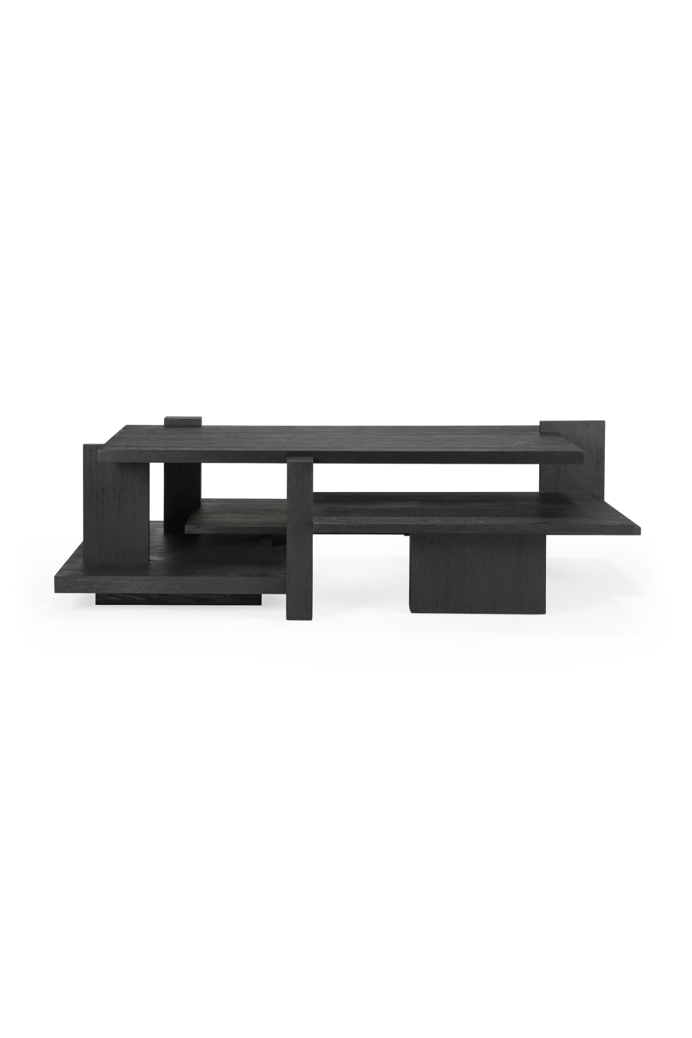   Black Teak Architectural Coffee Table | Oroa.com