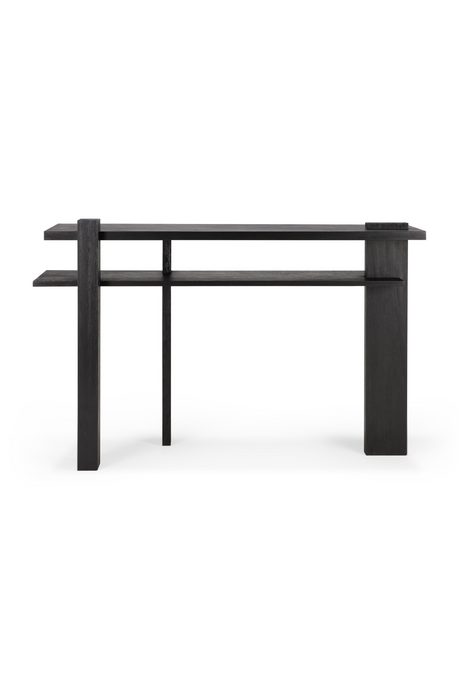   Black Teak Modern Console | Oroa.com