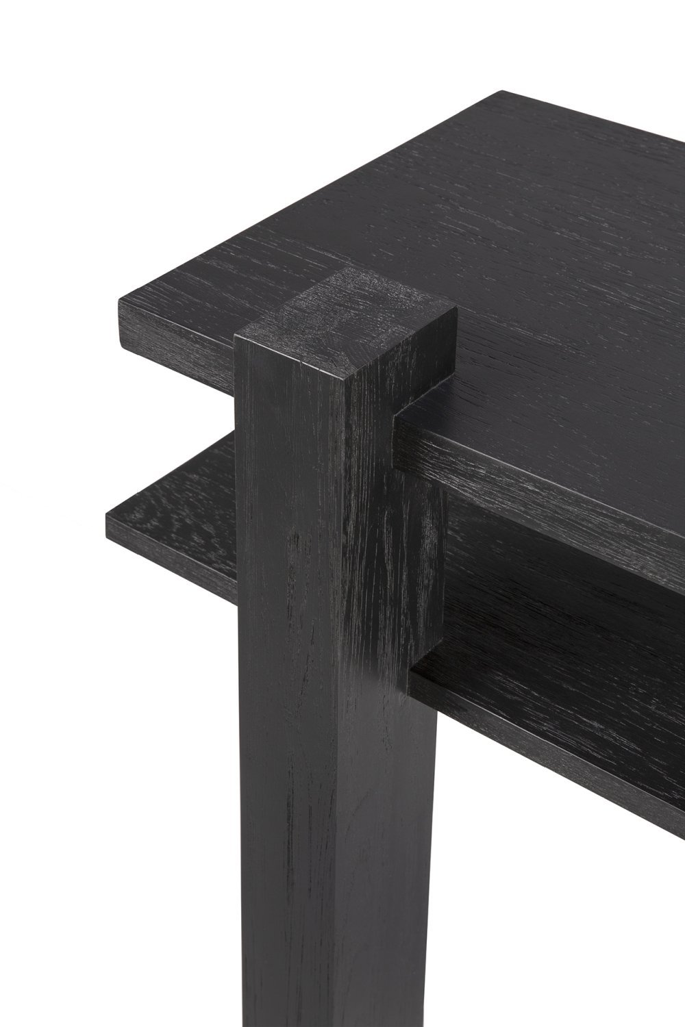   Black Teak Modern Console | Oroa.com