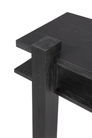   Black Teak Modern Console | Oroa.com