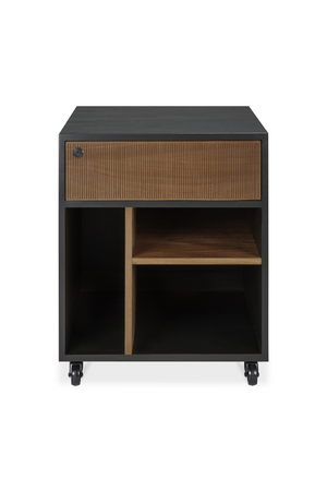   Black Teak Drawer Unit | Oroa.com