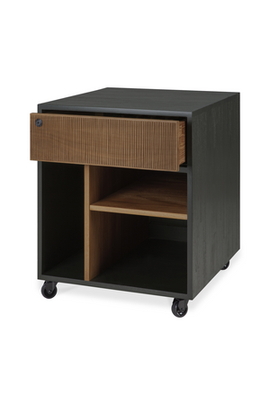   Black Teak Drawer Unit | Oroa.com
