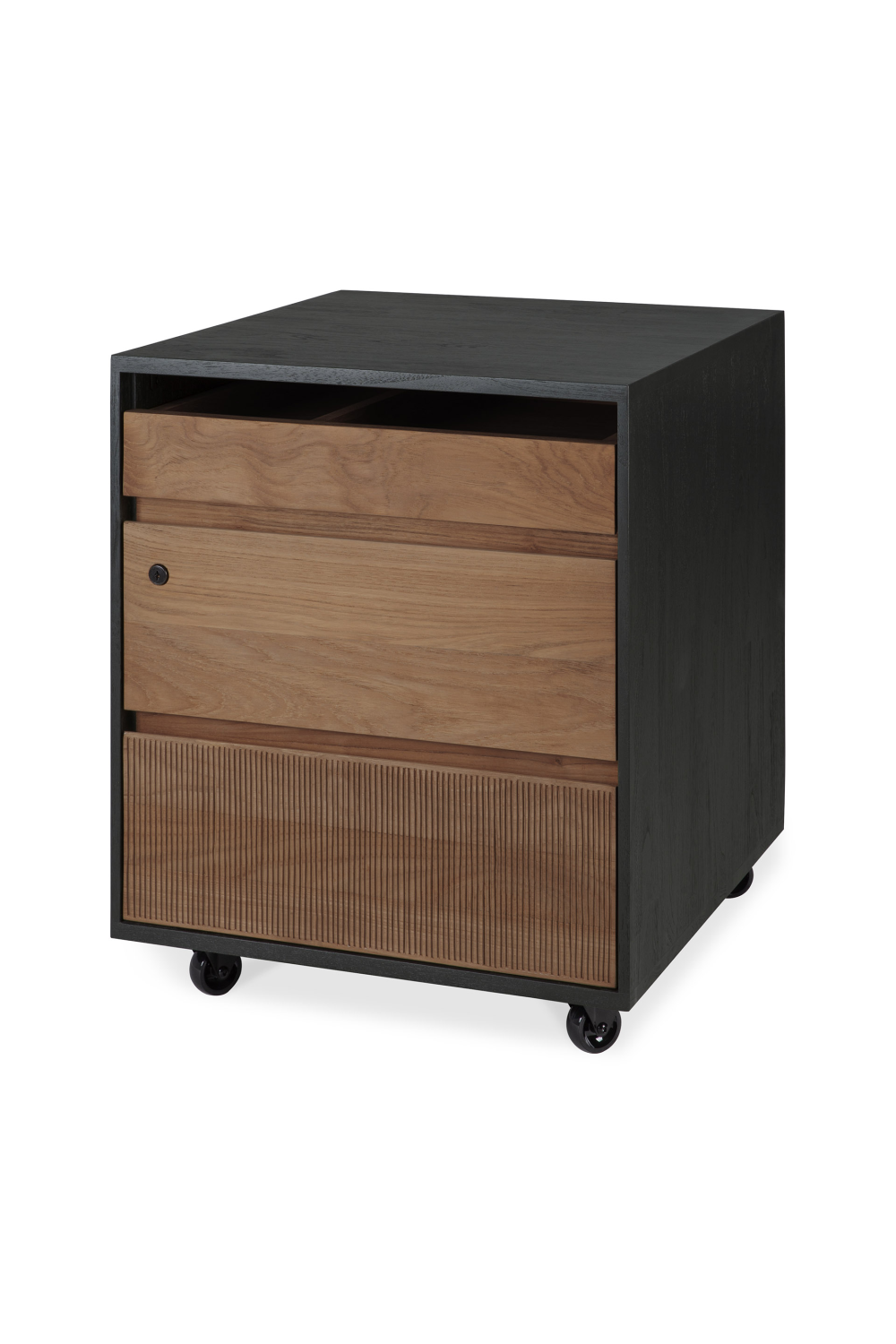   Black Teak Drawer Unit | Oroa.com