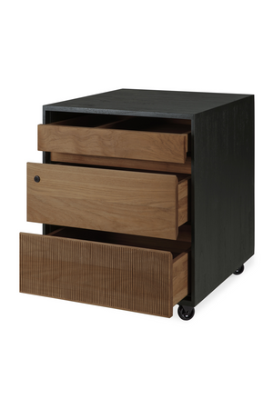   Black Teak Drawer Unit | Oroa.com