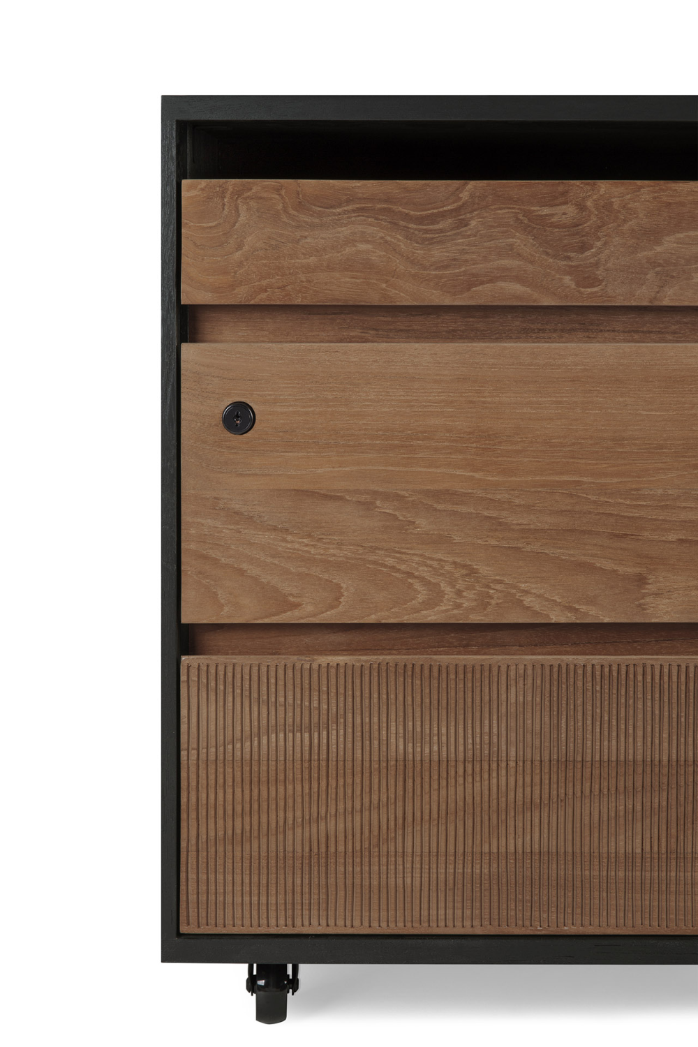   Black Teak Drawer Unit | Oroa.com