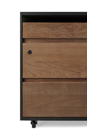  Black Teak Drawer Unit | Oroa.com