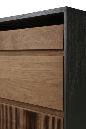   Black Teak Drawer Unit | Oroa.com