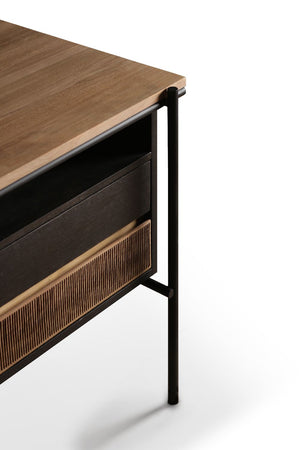   Teak Desk With Drawers | Oroa.com