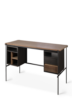   Teak Desk With Drawers | Oroa.com