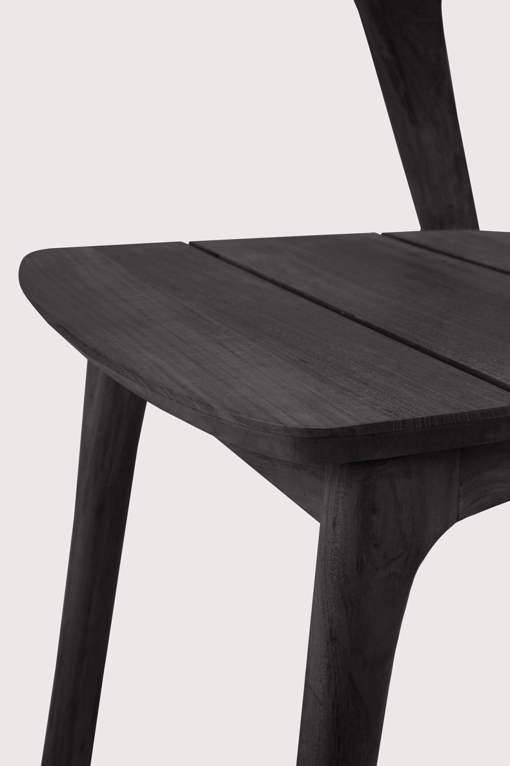   Black Teak Outdoor Dining Chair | Oroa.com